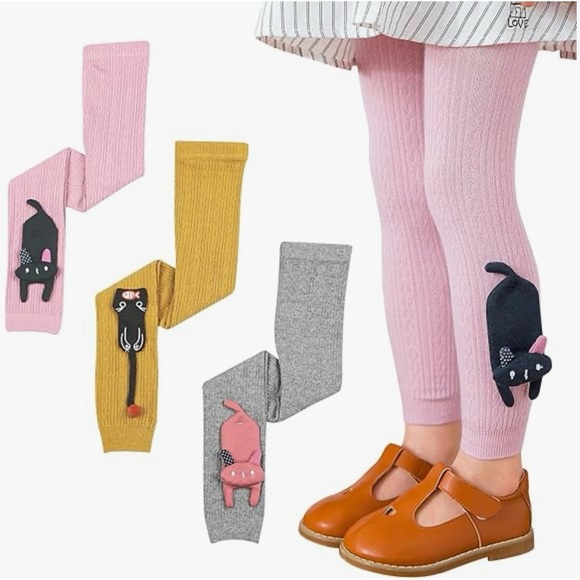 Cat jumper by Mud Kingdom and leggings. - Picture 7 of 8